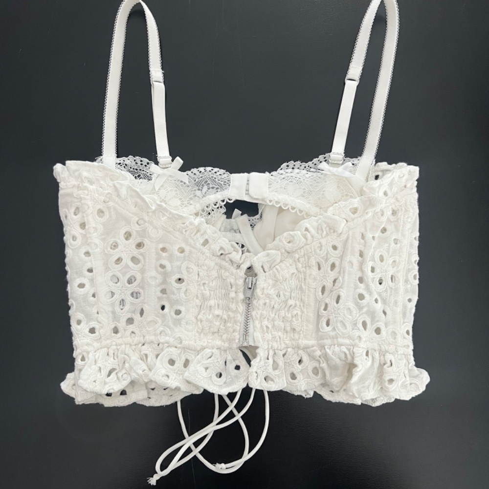 Sadie Corset Crop Top For Love&Lemons - Picture 2 of 4